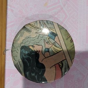 Wonder woman vintage comic pin